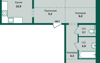 Продается 3 ком.