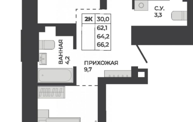 Продается 2 ком.