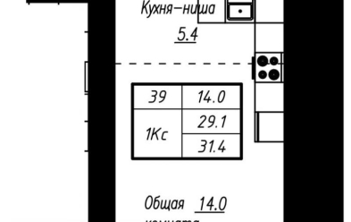 Продается 1 ком.