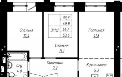 Продается 3 ком.
