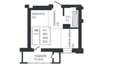 Продается 1 ком.