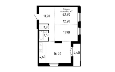 Продается 3 ком.