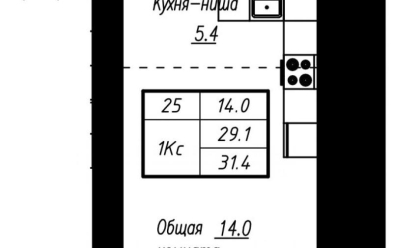 Продается 1 ком.