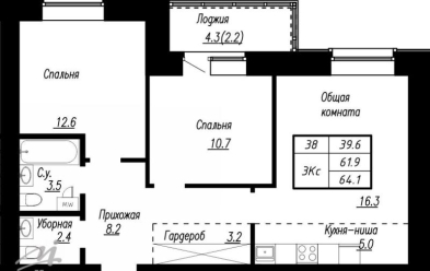 Продается 3 ком.