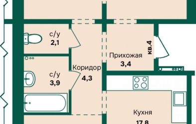 Продается 3 ком.
