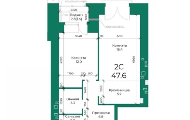 Продается 2 ком.