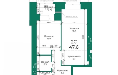 Продается 2 ком.