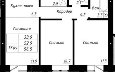 Продается 3 ком.