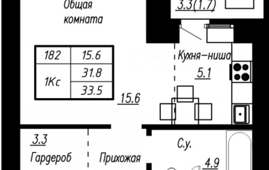 Продается 1 ком.