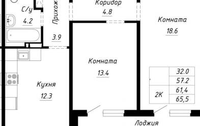 Продается 2 ком.
