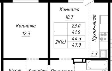 Продается 2 ком.