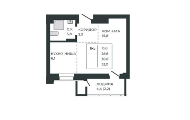 Продается 1 ком.