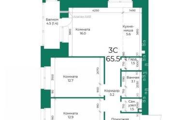 Продается 3 ком.
