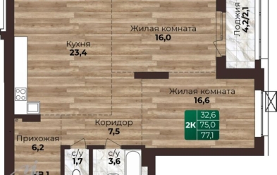 Продается 2 ком.