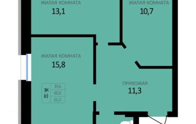 Продается 3 ком.