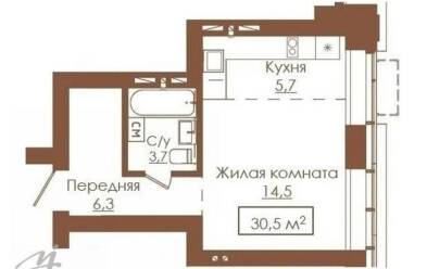 Продается 1 комн.