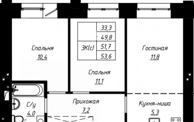 Продается 3 ком.
