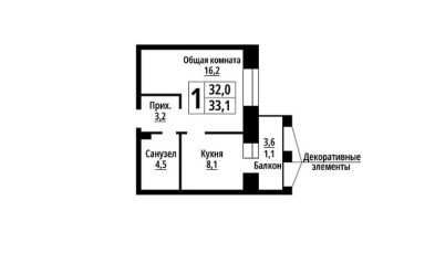 Продается 1 ком.