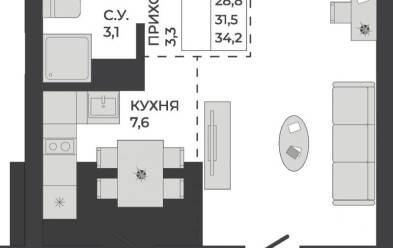 Продается 1 ком.