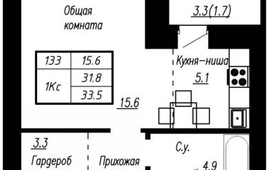 Продается 1 ком.