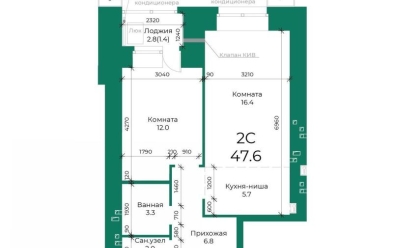 Продается 2 ком.
