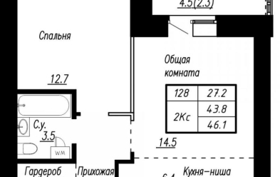 Продается 2 ком.