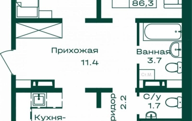 Продается 3 ком.