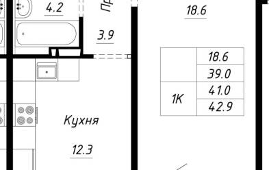 Продается 1 ком.