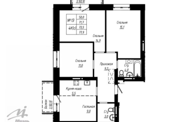 Продается 4 ком.