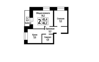 Продается 2 ком.