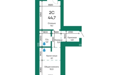 Продается 2 ком.
