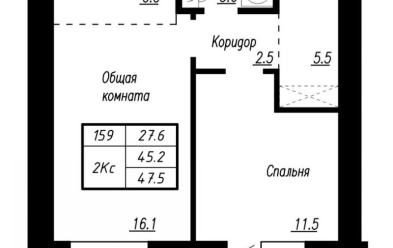 Продается 2 ком.