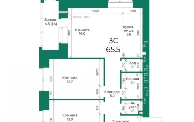 Продается 3 ком.