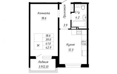Продается 1 ком.