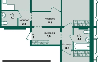 Продается 3 ком.