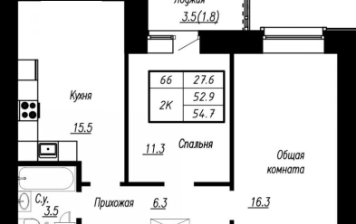 Продается 2 ком.