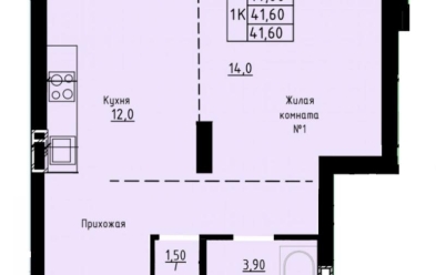 Продается 1 ком.