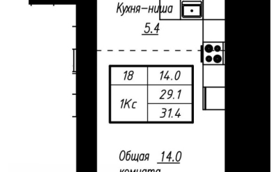 Продается 1 ком.