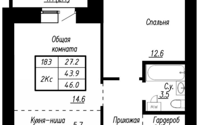 Продается 2 ком.