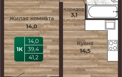 Продается 1 ком.