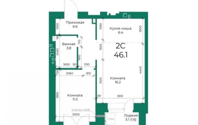 Продается 2 ком.