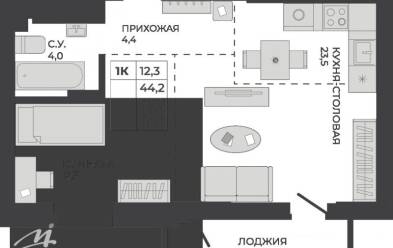 Продается 1 ком.