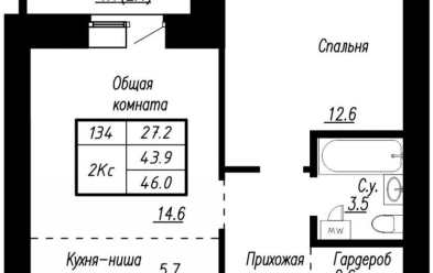 Продается 2 ком.