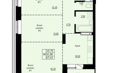 Продается 3 ком.