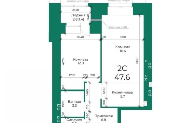 Продается 2 ком.