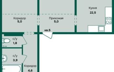 Продается 3 ком.