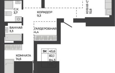 Продается 3 ком.