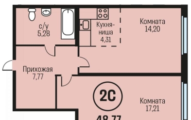 Продается 2 ком.