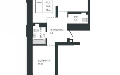 Продается 2 ком.