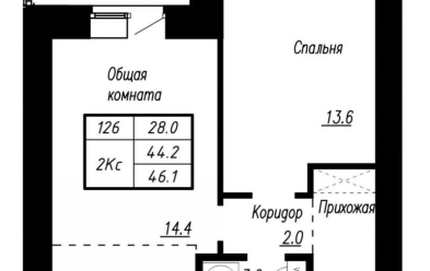 Продается 2 ком.